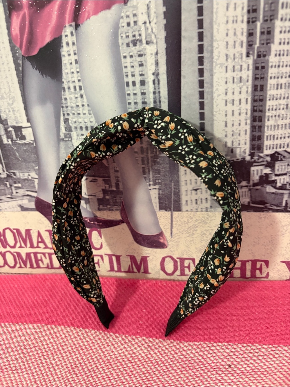 Green Floral Knot Headband - Women Accessories